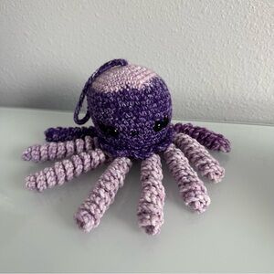 Purple Crochet Octopus